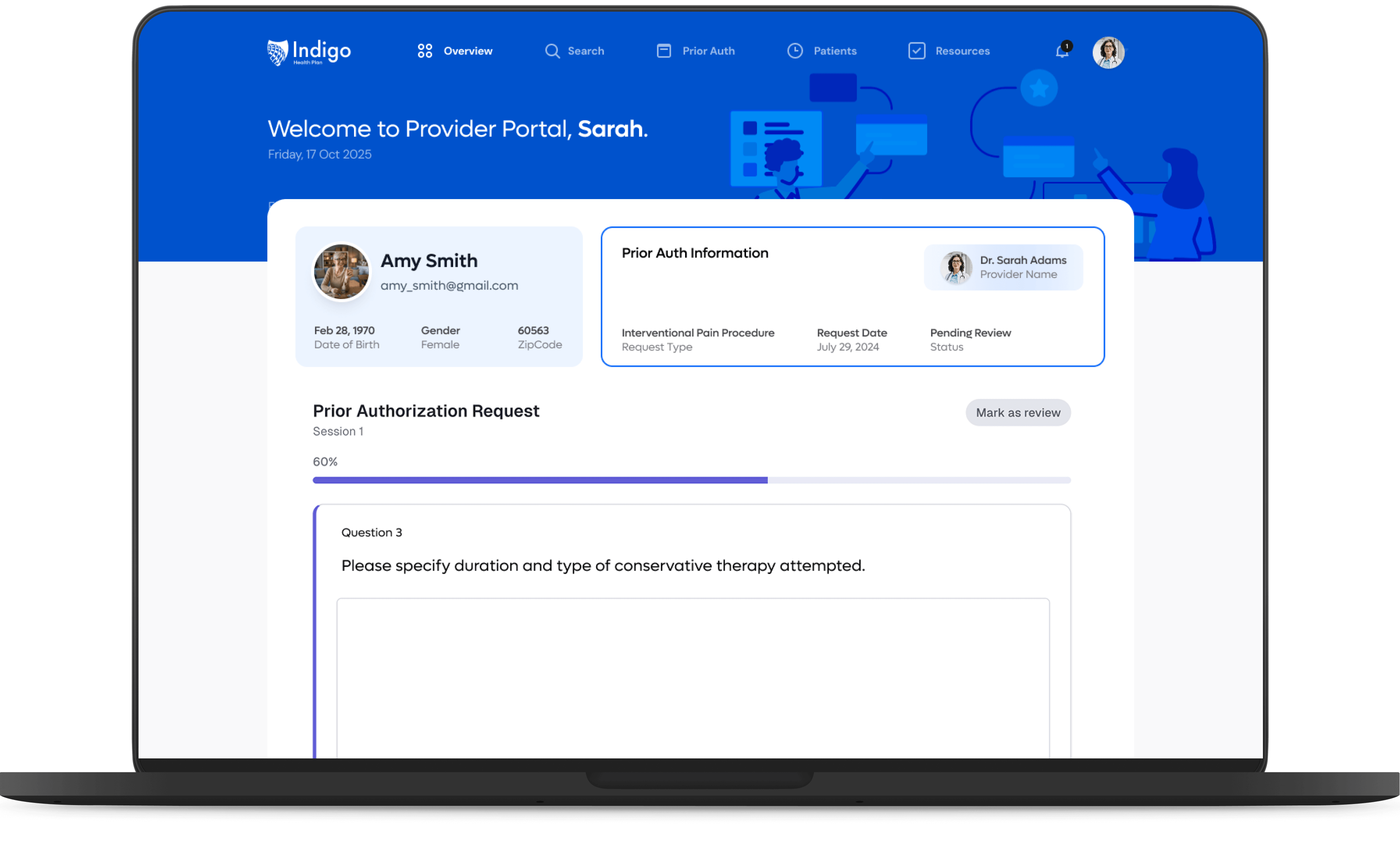 A2H Prior Authorization Flow
